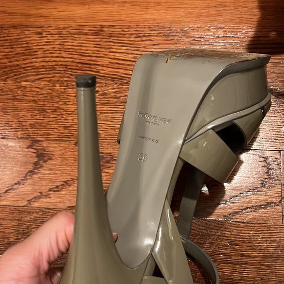 YSL  Tribute Heels Grey Heels - Picture 7 of 8